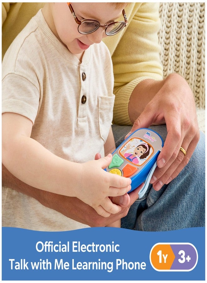 Ms. Rachel Official Electronic Talk with Me Learning Phone with Conversational Phrases, Educational Toys & Toddler Toys for Girls & Boys Ages 1-3+ - Image 3